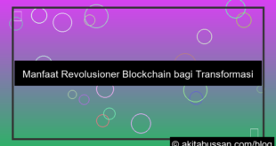 visual manfaat blockchain bagi industri