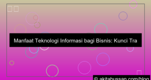 manfaat teknologi informasi bagi bisnis