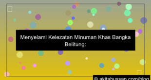 minuman khas bangka belitung