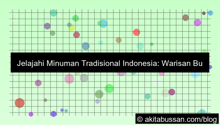 minuman tradisional indonesia