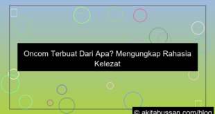 grafik oncom terbuat dari apa