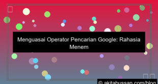 operator pencarian google