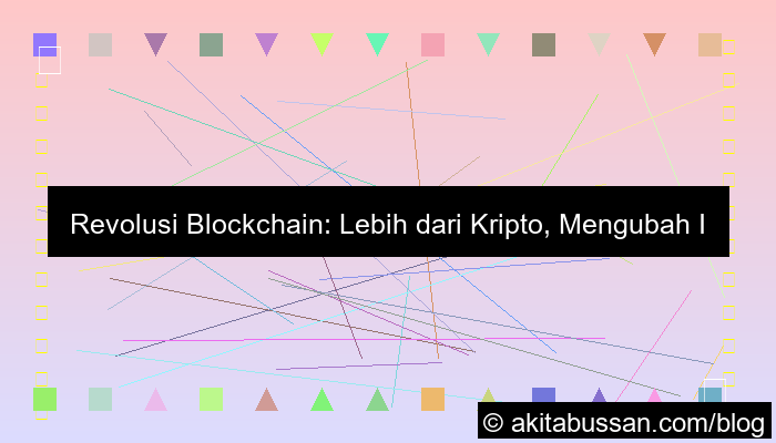 visual penerapan blockchain di luar crypto