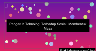 grafik pengaruh teknologi terhadap sosial