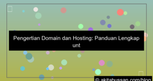 desain pengertian domain dan hosting