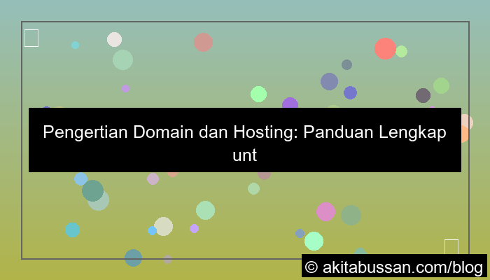 desain pengertian domain dan hosting