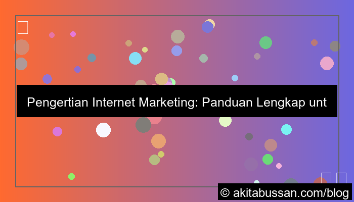 pengertian internet marketing