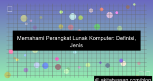 pengertian perangkat lunak komputer