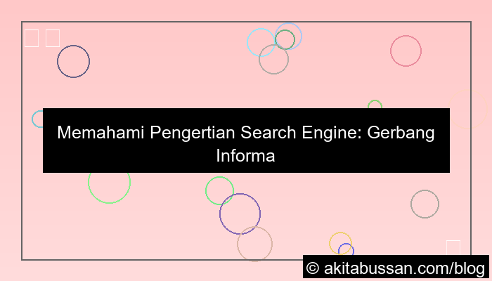 pengertian search engine