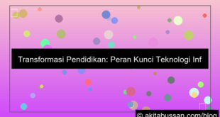 peran teknologi informasi dalam pendidikan