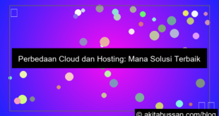 desain perbedaan cloud dan hosting
