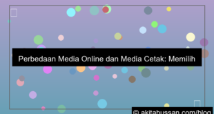 grafik perbedaan media online dan media cetak