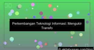 perkembangan teknologi informasi