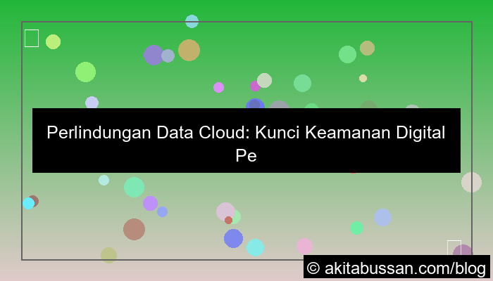 perlindungan data cloud