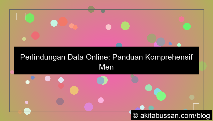perlindungan data online