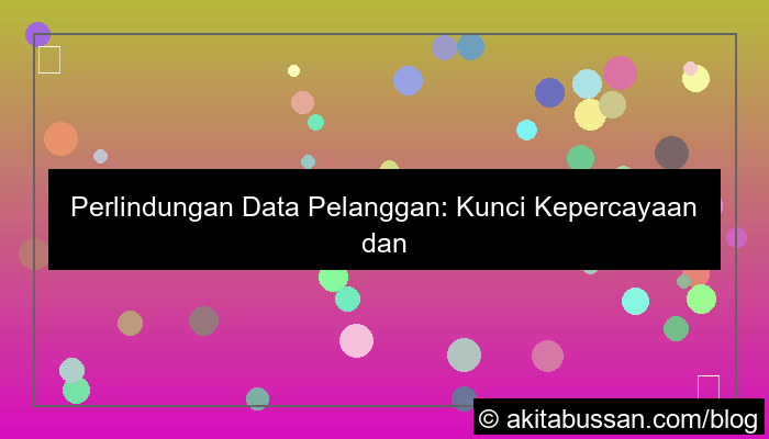 grafik perlindungan data pelanggan