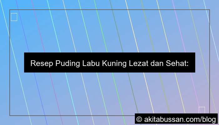 puding labu kuning