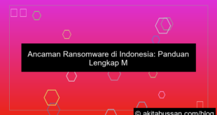 ilustrasi ransomware di indonesia