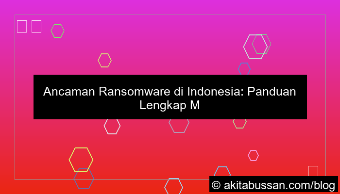 ilustrasi ransomware di indonesia