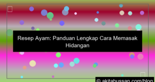 ilustrasi resep ayam