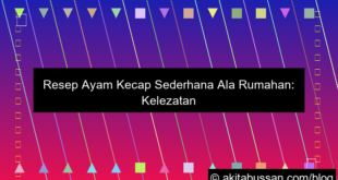 desain resep ayam kecap sederhana ala rumahan