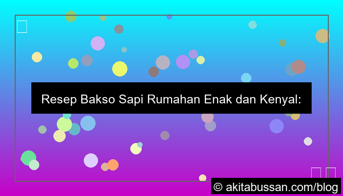 grafik resep bakso sapi