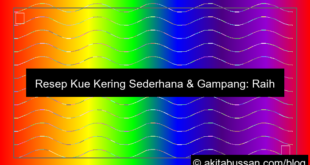 ilustrasi resep kue kering sederhana dan gampang