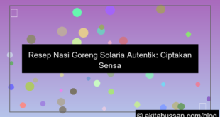 resep nasi goreng solaria