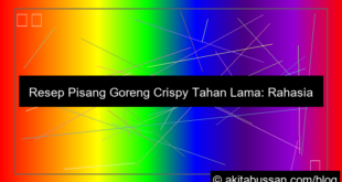 visual resep pisang goreng crispy tahan lama