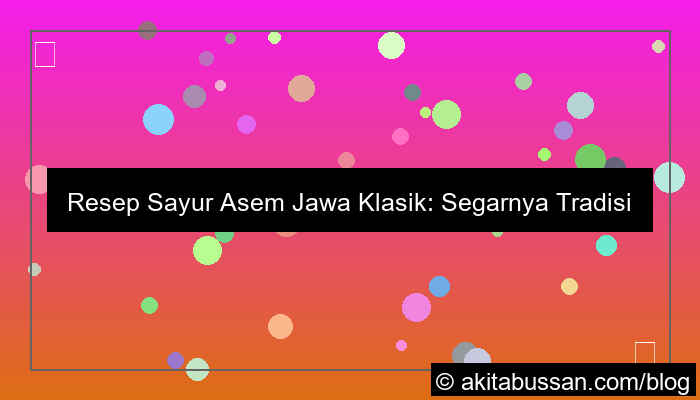 gambar resep sayur asem jawa