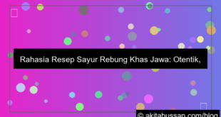 resep sayur rebung khas jawa