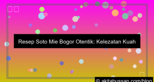 resep soto mie bogor