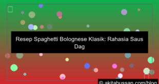 resep spaghetti bolognese