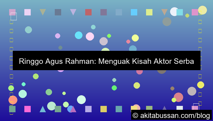 desain Ringgo Agus Rahman