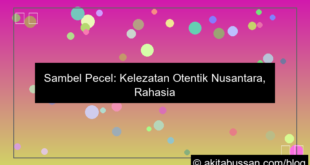 ilustrasi sambel pecel