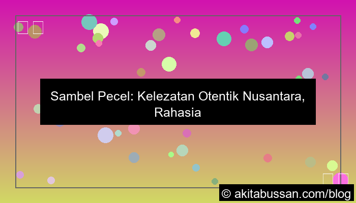 ilustrasi sambel pecel