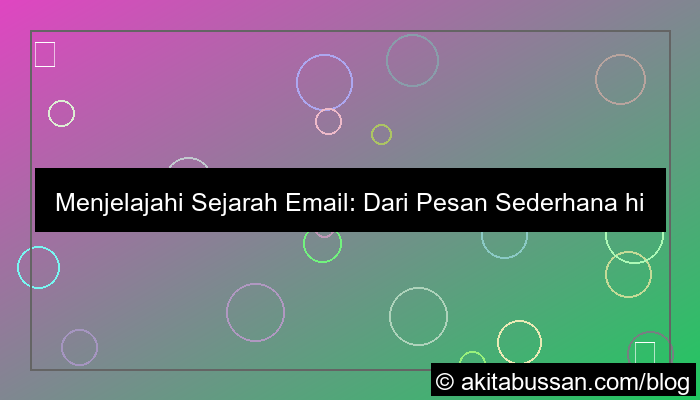 sejarah email di internet