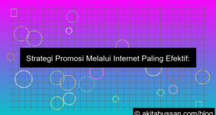 desain strategi promosi melalui internet
