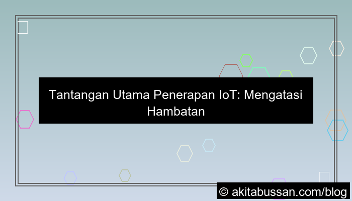 grafik tantangan penerapan iot