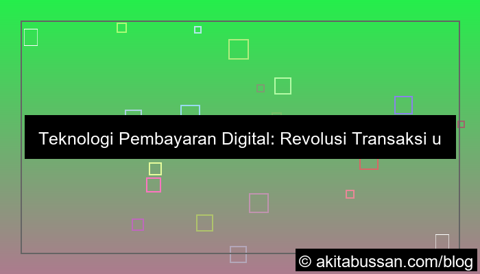 gambar teknologi pembayaran digital