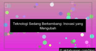 ilustrasi teknologi yang sedang berkembang