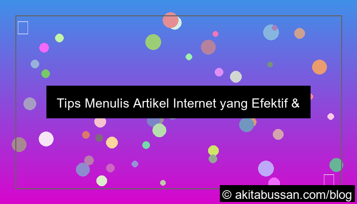 grafik tips menulis artikel internet