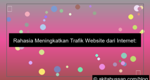 trafik website dari internet