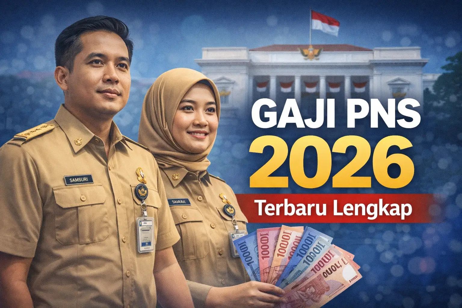 Gaji PNS 2026 terbaru lengkap tunjangan